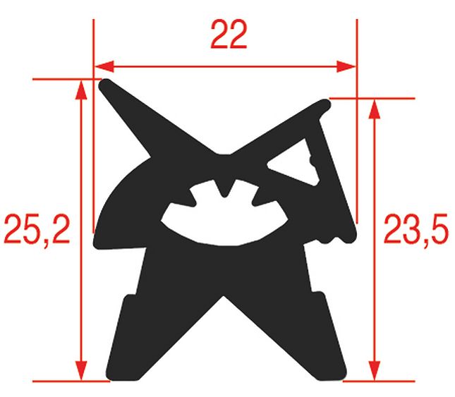 Gasket for Oven Door 460x450 mm – Genuine Part 3186361