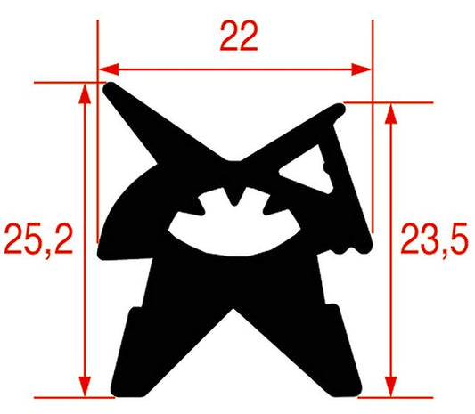 Gasket for Oven Door 850x660 mm – Genuine Part 3186367