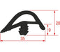 Gasket for Oven Door 730 X 530 mm – Genuine Part 7104531