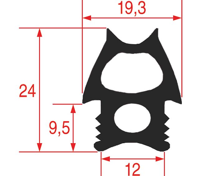Gasket for Oven Door 855x685 mm – Genuine Part 3786100