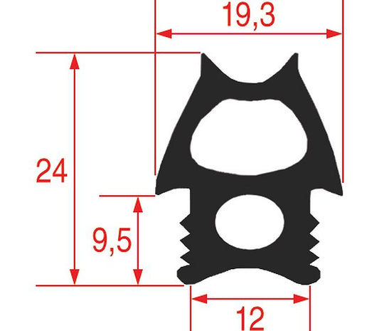 Gasket for Oven Door 855x685 mm – Genuine Part 3786100