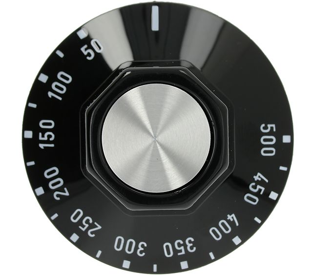 Knob Black Ø 50 mm 50-500°C – Genuine Part 3444187