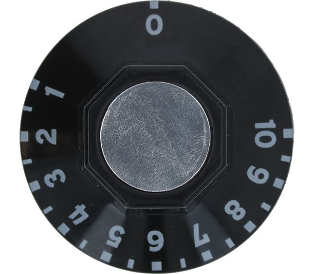 Black Knob Ø 50 mm 0-10 – Genuine Part 3241810
