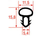 Oven Door Gasket – Genuine Part 3186102