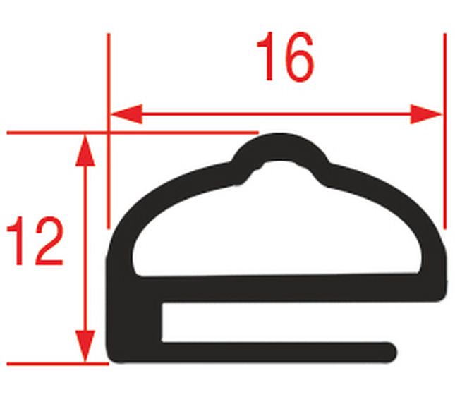 Gasket for Oven Door - 25 M – Genuine Part 3286042