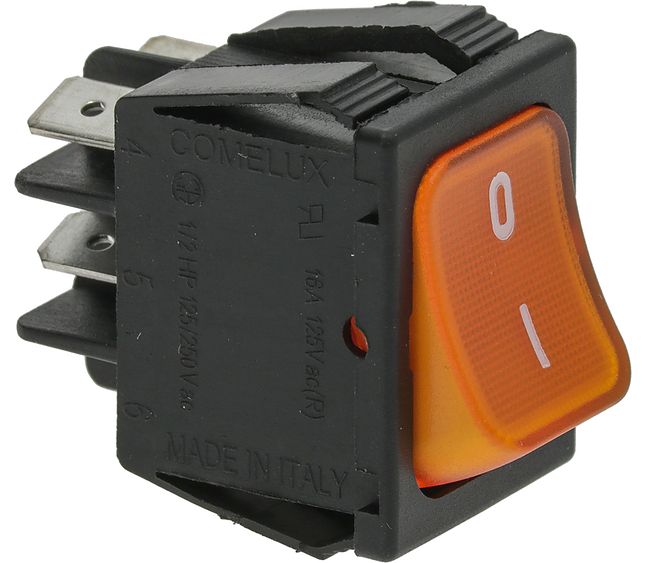 Bipolar Switch Orange 16A 250V – Genuine Part 3319934