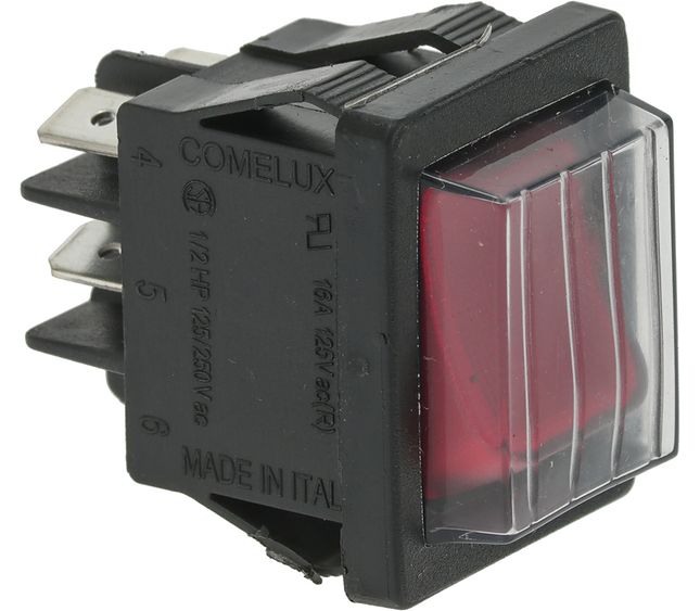 Red Bipolar Switch 16A 250V – Genuine Part 3319947