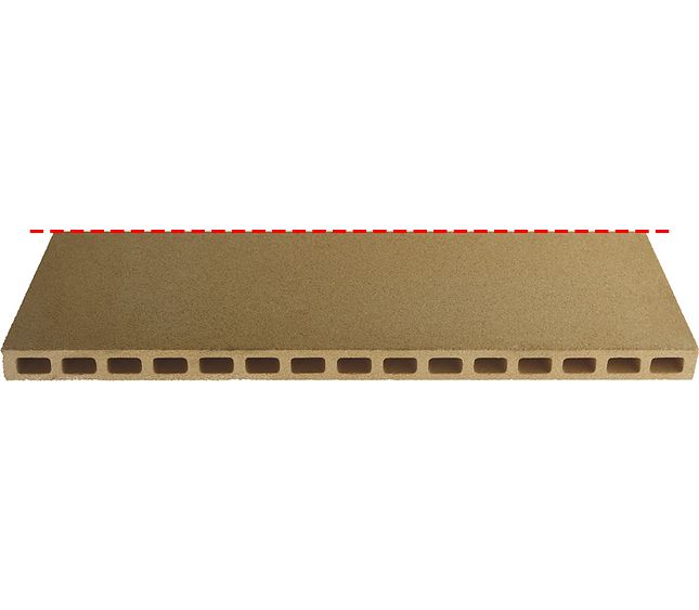 Refractory Stone Perfor. 622x606x25 mm – Genuine Part 5008915