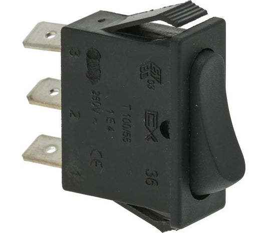 Black Monop.change Over Switch 16A 250V – Genuine Part 3319466