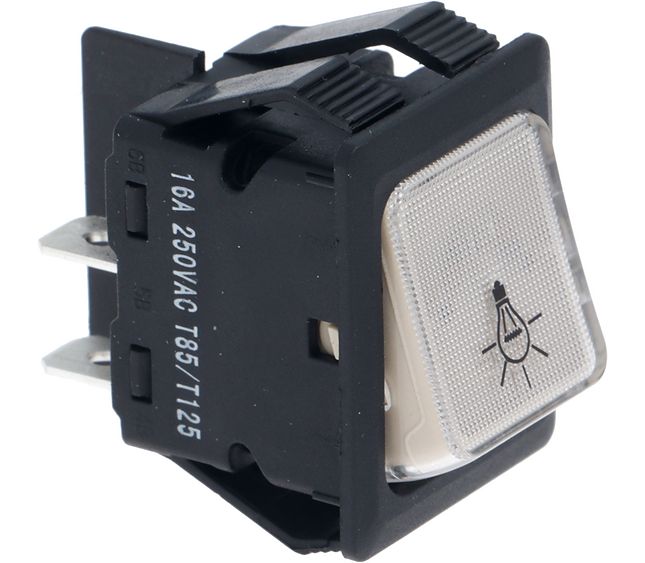 Switch 2-POLES White 16A 250V – Genuine Part 7102320