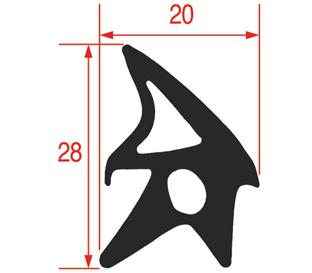 Gasket for Oven Door 2600 mm – Genuine Part 3186414
