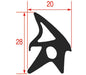 Gasket for Oven Door 3200 mm – Genuine Part 3186413