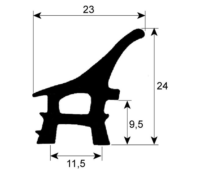 Guarnizione Porta Forno 700 mm – Genuine Part 5114236