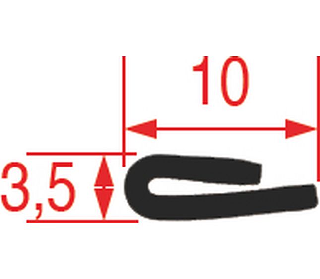 Oven Glass Gasket 1400 mm – Genuine Part 3786300