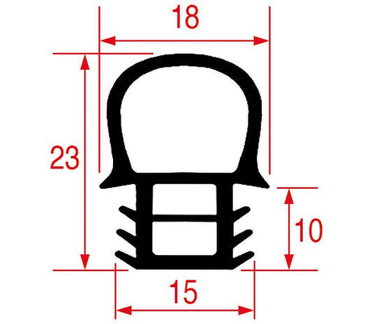 Door Gasket 1520x590 mm – Genuine Part 5052005