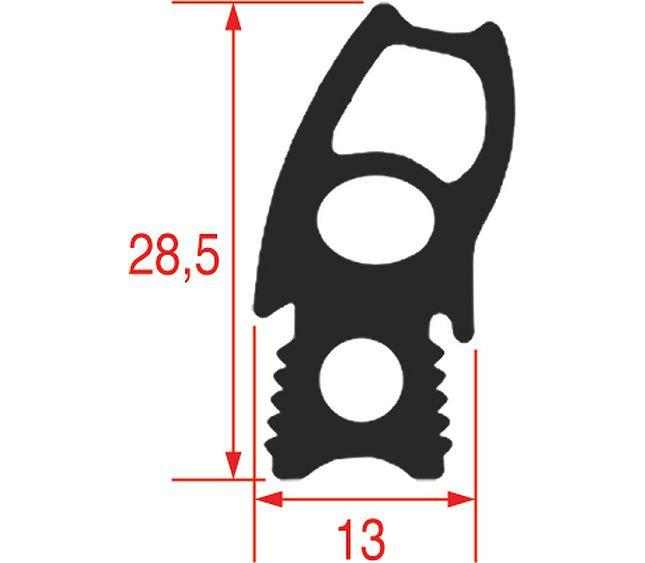 Gasket for Oven Door 750x625 mm – Genuine Part 7102192