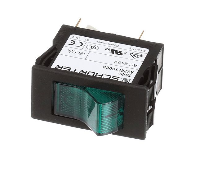Switch;rocker Dpst Green 16 Am – Genuine Part PT00074992