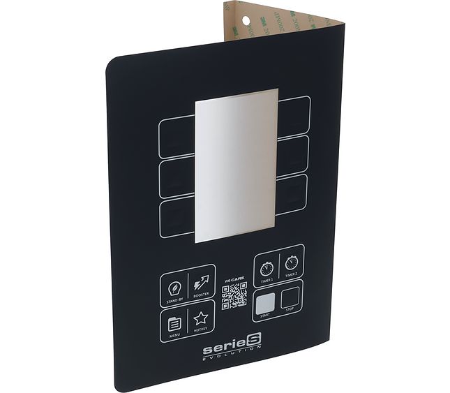 Polyes. Electronic Control Panel Label "Serie S" – Genuine Part 41774970