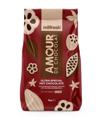 Amour De Chocolat Rich Traditional Add Milk Hot Chocolate Powder
