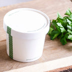 Vegware 90-Series flat paper hot lid