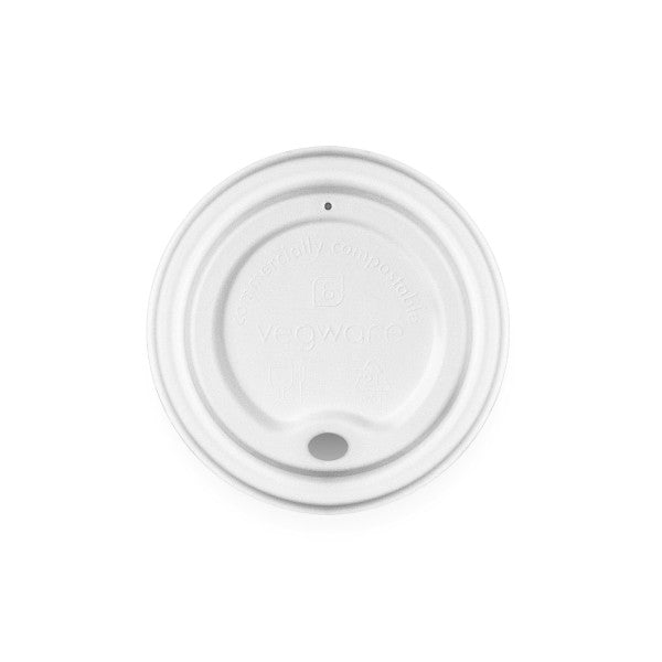 Vegware 79-Series moulded fibre hot cup lid