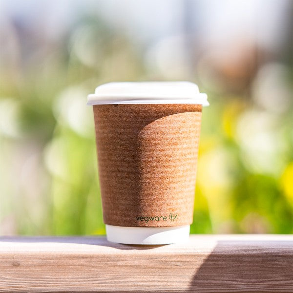 Vegware 89-Series CPLA hot cup lid