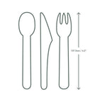 Vegware Compostable paper cutlery kit
