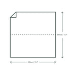 Vegware 33cm 1-ply unbleached dispenser napkin (2 free dispensers)