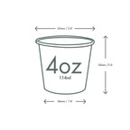 Vegware 4oz / 120ml Feel Snug hot cup, 62-Series