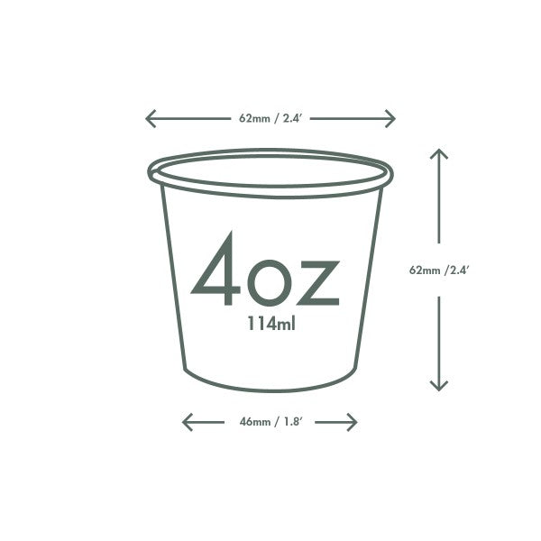Vegware 4oz / 120ml Feel Snug hot cup, 62-Series