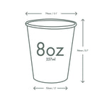 Vegware 8oz / 250ml Feel Snug hot cup, 79-Series