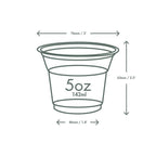 Vegware 5oz / 150ml PLA cold cup, 76-Series