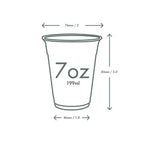 Vegware 7oz / 200ml PLA cold cup, 76-Series