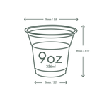 Vegware 9oz / 255ml PLA cold cup, 96-Series