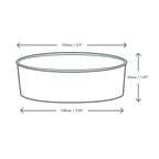 Vegware 16oz / 500ml round kraft food container, 150-Series