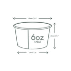 Vegware 6oz / 180ml soup container, 90-Series