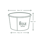 Vegware 8oz / 250ml soup container, 90-Series