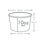 Vegware 10oz / 320ml soup container, 90-Series