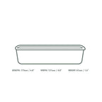 Vegware 16oz / 500ml rectangular kraft food container