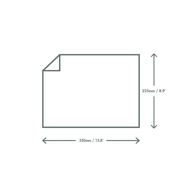 Vegware 350 x 225mm greaseproof sheet