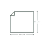 Vegware 300 x 275mm unbleached greaseproof sheet