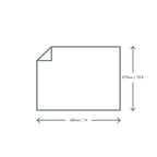 Vegware 380 x 275mm unbleached greaseproof sheet