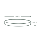 Vegware 115-Series flat paper hot lid