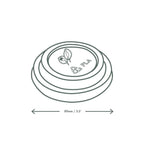Vegware 89-Series CPLA hot cup lid
