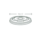 Vegware 90-Series flat CPLA hot lid