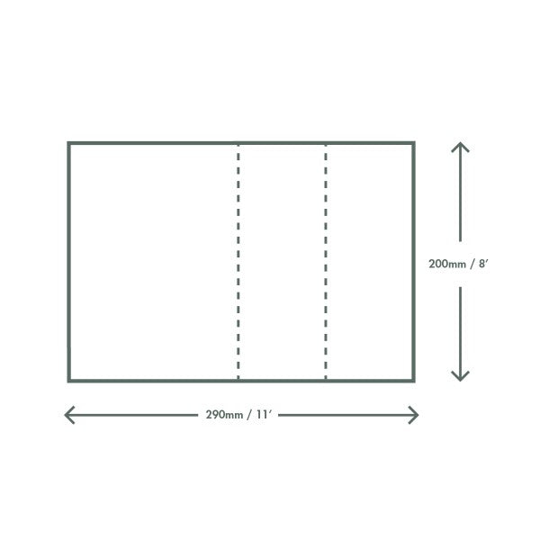 Vegware Ovenable wrap 11 x 2.5 x 8in / 290 x 50 x 200mm