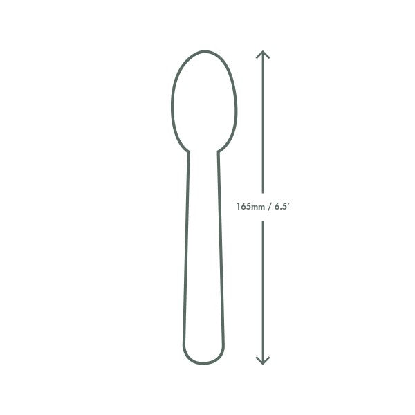 Vegware Compostable wooden spoon, wrapped
