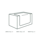 Vegware Bloomer sandwich kraft carton