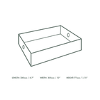 Vegware Platter box half insert