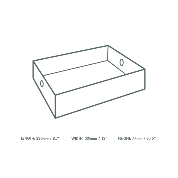 Vegware Platter box half insert